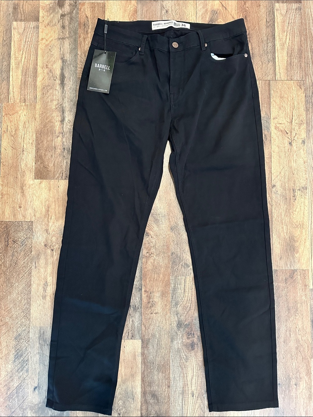 New, Barbell Men’s Athletic Chino Pant black